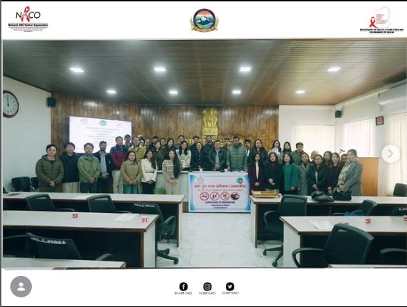 Under the Nasha Mukht Abhiyan, an awareness programme was successfully conducted on 7th February 2026 at DAC Hall, District Court, Sichey, in collaboration with the Sikkim State AIDS Control Society (Sikkim SACS).